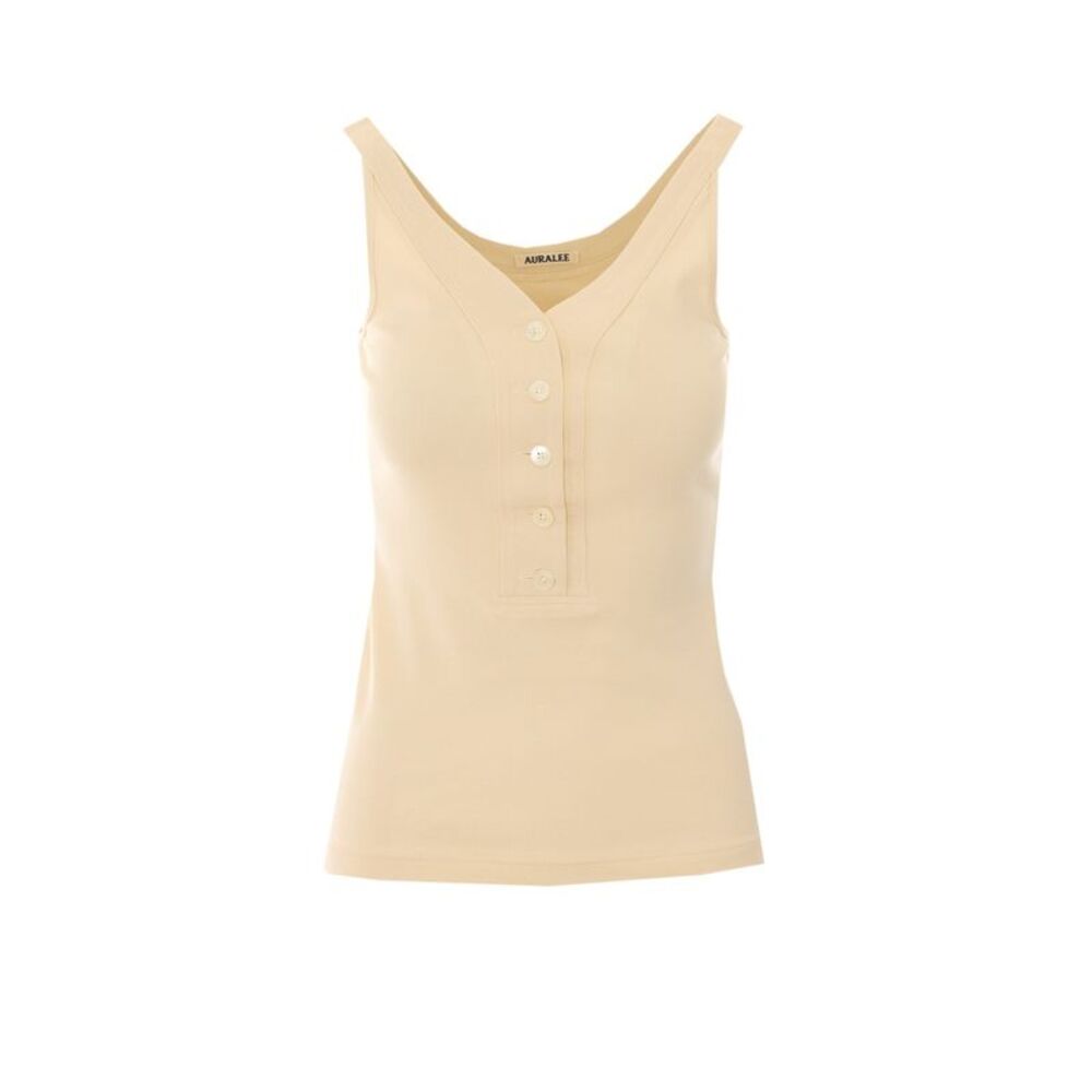Auralee Women Organic Cotton Fine Rib Tank
